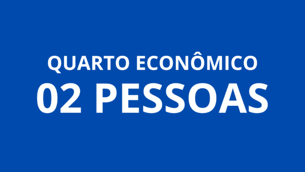 Quarto econômico- para 02 pessoas