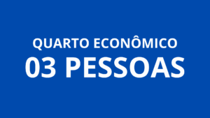 Quarto econômico- para 03 pessoas