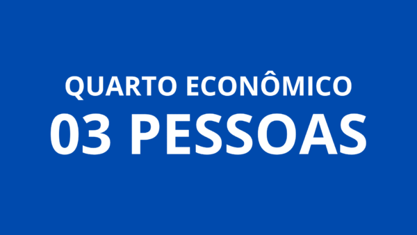 Quarto econômico- para 03 pessoas