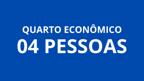 Quarto econômico- para 04 pessoas